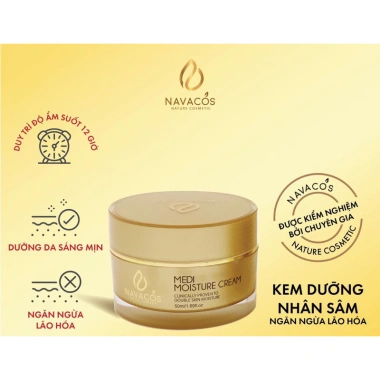 Kem dưỡng Navacos Medi Moisture Cream 50g - Dưỡng ẩm sâu, làm mịn da, Giá 750.000đ (giảm từ 945.000đ)