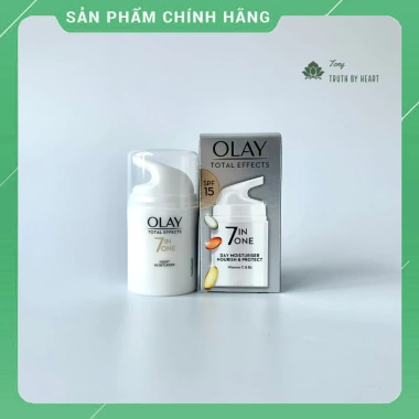 Kem dưỡng Olay Total Effects 7in1 Bản UK ngày đêm mẫu mới nhất giảm còn 350.000₫