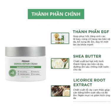 Kem Dưỡng PEKAH Derma Repair 50ml - Phục hồi, tái tạo da, giảm giá 330k