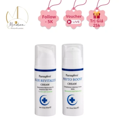 Kem dưỡng Pharmaform Blue Revitalize Phyto Boost Cream 30g - Phục hồi da, chống ánh sáng xanh, 273.750₫
