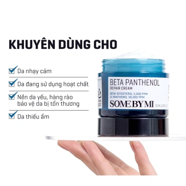 Kem dưỡng Phục hồi da B5 D-Panthenol 5% + Peptides Some By Mi 50ml giá 280.700₫