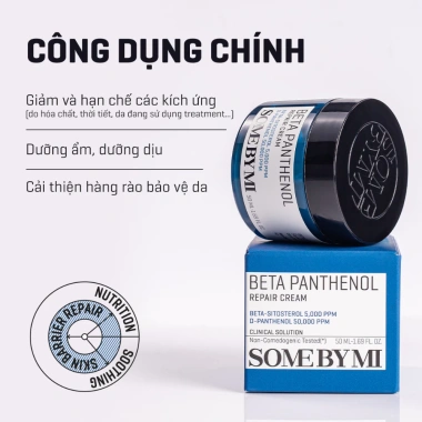 Kem dưỡng Phục hồi da B5 D-Panthenol 5% + Peptides Some By Mi 50ml giá 280.700₫