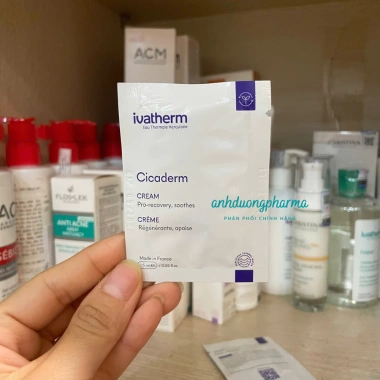 Kem Dưỡng Phục Hồi Da Cicaderm IVATHERM 1.5ml - Làm Lành Tổn Thương, Ngăn Ngừa Sẹo, 40.000 VND 2