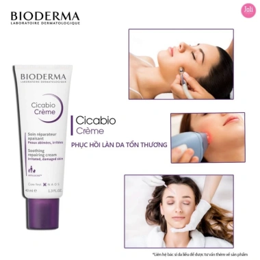 Kem dưỡng phục hồi da tổn thương Bioderma Cicabio Crème 40ml - Giá ưu đãi 299.000đ tại Subeo Beauty 2