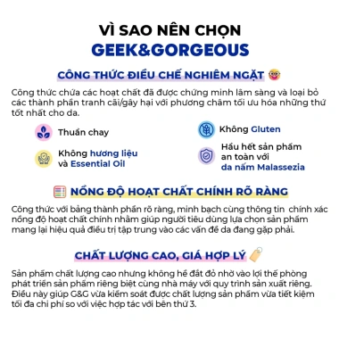Kem Dưỡng Phục Hồi Gel Mỏng Nhẹ Geek&Gorgeous Hydration Station 50ml - Dưỡng ẩm sâu, chỉ 423k