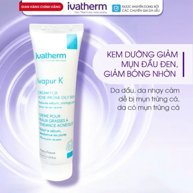 Kem dưỡng phục hồi Ivatherm Cicaderm Cream – Tái tạo da, ngăn ngứa, giá ưu đãi 489.000₫