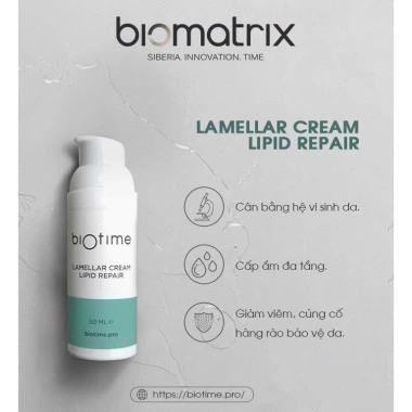 Kem Dưỡng Phục Hồi Lamellar Cream Lipid Repair Biomatrix GoodnDoc 50ml Dưỡng ẩm sâu tái tạo lipid làm mờ nếp nhăn