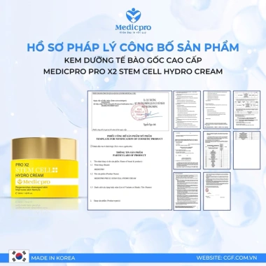 Kem Dưỡng Phục Hồi Tế Bào Gốc Medicpro Hàn Quốc 50ml - Dưỡng ẩm, Tái tạo da yếu hư tổn, Giá 630k