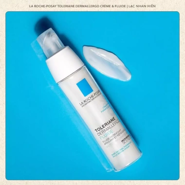 Kem dưỡng Posay Toleriane Dermallergo Creme và Fluid - Phục hồi da dị ứng, mẫn cảm, da mẹ bầu, giảm giá 750.000₫