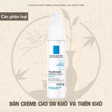 Kem dưỡng Posay Toleriane Dermallergo Creme và Fluid - Phục hồi da dị ứng, mẫn cảm, da mẹ bầu, giảm giá 750.000₫