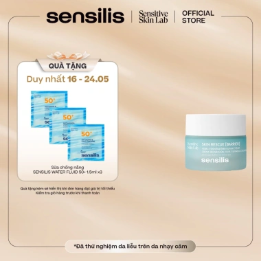 Kem dưỡng Sensilis Skin Rescue Barrier 50ml - Làm dịu, phục hồi hàng rào bảo vệ da, giảm giá 1.150.000 VND