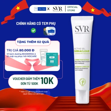 Kem Dưỡng SVR Sebiaclear Active Gel 40ml - Giảm mụn, kiểm soát dầu, da sạch, chỉ 441.750 VND 5