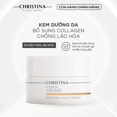 Kem dưỡng tái tạo ban đêm Christina Repairing Night Cream 50ml - Hiệu chỉnh da, giảm giá 2.9tr
