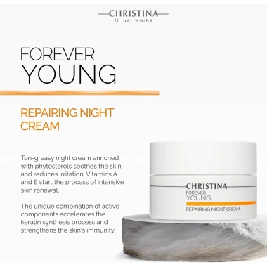 Kem dưỡng tái tạo ban đêm Christina Repairing Night Cream 50ml - Hiệu chỉnh da, giảm giá 2.9tr