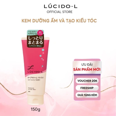 Kem Dưỡng & Tạo Kiểu Tóc Lucido-L Moist 150g Dưỡng Ẩm, Giảm Giá 125k Đánh Thức Bóng 2 Kem Dưỡng & Tạo Kiểu Tóc Lucido-L Moist 150g Dưỡng Ẩm, Giảm Giá 125k Đánh Thức Bóng 2