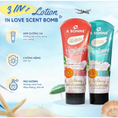 Kem Dưỡng Thể A Bonne SPF30 200g Chống Nắng, Nâng Tone Toàn Thân, Hương Nước Hoa - Giá 161.000₫ 2 Kem Dưỡng Thể A Bonne SPF30 200g Chống Nắng, Nâng Tone Toàn Thân, Hương Nước Hoa - Giá 161.000₫ 2
