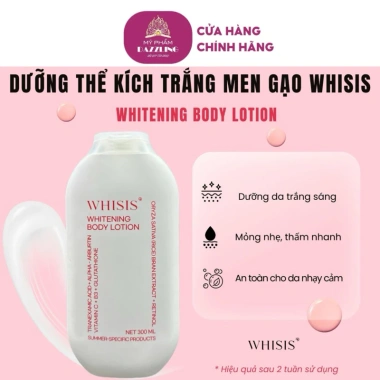 Kem Dưỡng Thể Whisis Whitening Body Lotion 300ml Mẫu Mới Giá Ưu Đãi 265.000đ