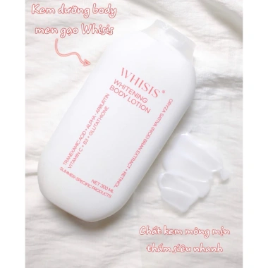 Kem Dưỡng Thể Whisis Whitening Body Lotion 300ml Mẫu Mới Giá Ưu Đãi 265.000đ