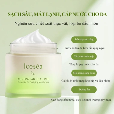 Kem Dưỡng Tràm Trà ICESEA Chống Mụn, Se Khít Lỗ Chân Lông - Giá 129.000 Đ 3