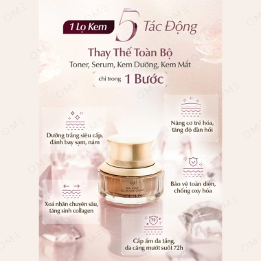Kem Dưỡng Trắng Da AGE SKIN DIA-GOLD 50ml - Chống Lão Hóa, Mờ Nám, Tăng Độ Đàn Hồi, 1,200,000 VND