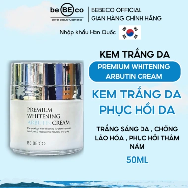 Kem dưỡng trắng da BEBECO Arbutin 50ml - Ngăn lão hóa, mờ thâm nám, da mềm mịn, 539.000₫