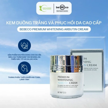Kem dưỡng trắng da BEBECO Arbutin 50ml - Ngăn lão hóa, mờ thâm nám, da mềm mịn, 539.000₫