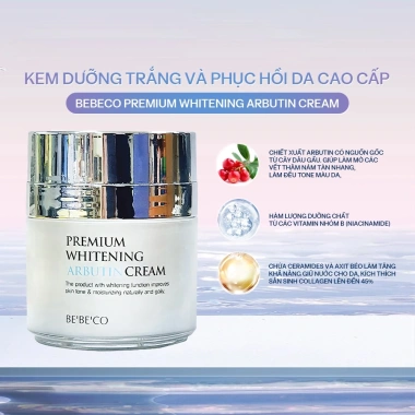 Kem dưỡng trắng da BEBECO Arbutin - Nâng tông, trắng nhanh, mờ thâm nám, chỉ 534.650₫