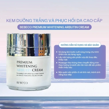 Kem dưỡng trắng da BEBECO Arbutin - Nâng tông, trắng nhanh, mờ thâm nám, chỉ 534.650₫