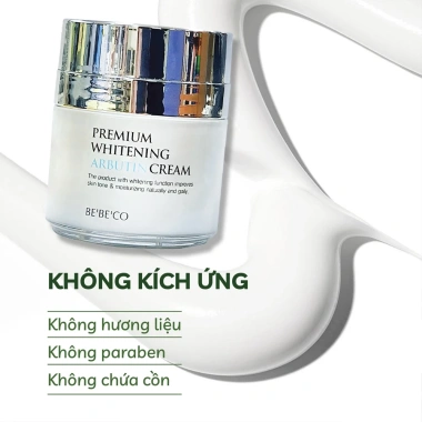 Kem dưỡng trắng da BEBECO Arbutin - Nâng tông, trắng nhanh, mờ thâm nám, chỉ 534.650₫ 6 Kem dưỡng trắng da BEBECO Arbutin - Nâng tông, trắng nhanh, mờ thâm nám, chỉ 534.650₫ 6