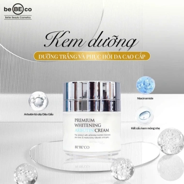 Kem dưỡng trắng da BEBECO Arbutin - Nâng tông, trắng nhanh, mờ thâm nám, chỉ 534.650₫ 7 Kem dưỡng trắng da BEBECO Arbutin - Nâng tông, trắng nhanh, mờ thâm nám, chỉ 534.650₫ 7
