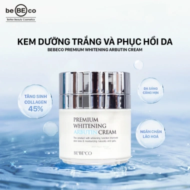 Kem dưỡng trắng da BEBECO cao cấp - Ngăn lão hóa, săn chắc, mờ thâm nám, tàn nhang - 534.000₫