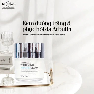 Kem dưỡng trắng da BEBECO Premium Arbutin – Phục hồi, làm mờ vết thâm, đều màu, 534.650₫ 5 Kem dưỡng trắng da BEBECO Premium Arbutin – Phục hồi, làm mờ vết thâm, đều màu, 534.650₫ 5