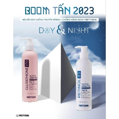 Kem dưỡng trắng da body Prettyskin Glutathione V10 Retinol B5 250ml - Giá chỉ 251.997 VND 4