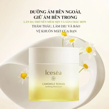 Kem Dưỡng Trắng Da Cúc La Mã ICESEA 50g - Dưỡng ẩm, Ngăn lão hóa, Phục hồi da
