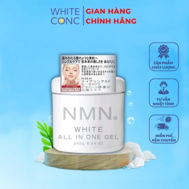 Kem Dưỡng Trắng Da NMN White All In One Gel Nhật Bản 245g Ngừa Lão Hóa Cấp ẩm Phục hồi Giá 160.000 VND