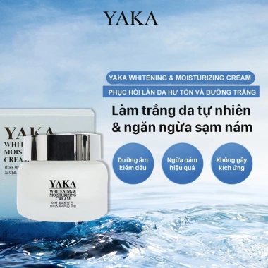 Kem dưỡng trắng da YAKA Moisturizing - Cấp ẩm, phục hồi da tổn thương, xóa nếp nhăn, đồng đều màu, chỉ 465.800₫ 2