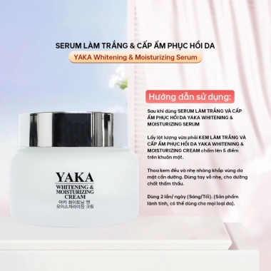 Kem dưỡng trắng da YAKA Moisturizing - Cấp ẩm, phục hồi da tổn thương, xóa nếp nhăn, đồng đều màu, chỉ 465.800₫ 7