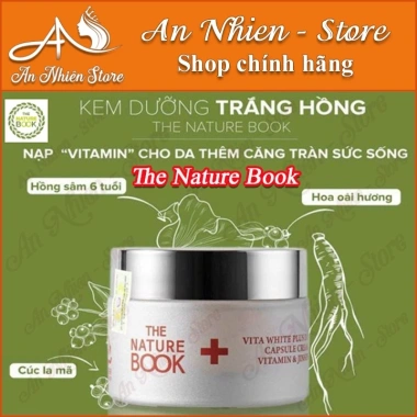 Kem Dưỡng Trắng Hồng và Tái Tạo Da THE NATURE BOOK Giá 620.000, da sáng mịn