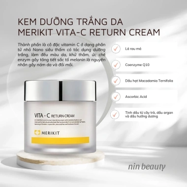 Kem dưỡng trắng phục hồi da Vita C13 Return Cream 100ml - Giá ưu đãi 350.000₫ 2