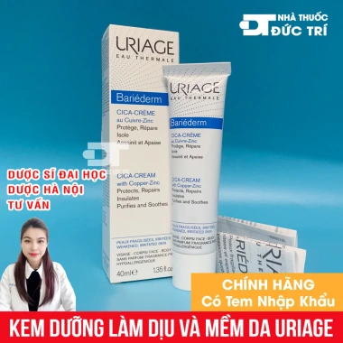Kem dưỡng URIAGE BARIEDERM CICA-CREAM làm dịu, hồi phục da - Giá ưu đãi 316.160₫
