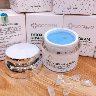 Kem dưỡng và phục hồi da GoGreen Detox Repair Cream Hàn Quốc 50g - Dưỡng ẩm sâu, tái tạo da hư tổn, giảm giá 18% 6 Kem dưỡng và phục hồi da GoGreen Detox Repair Cream Hàn Quốc 50g - Dưỡng ẩm sâu, tái tạo da hư tổn, giảm giá 18% 6