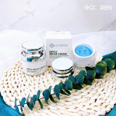 Kem dưỡng và phục hồi da GoGreen Detox Repair Cream Hàn Quốc 50g - Dưỡng ẩm sâu, tái tạo da hư tổn, giảm giá 18% 7 Kem dưỡng và phục hồi da GoGreen Detox Repair Cream Hàn Quốc 50g - Dưỡng ẩm sâu, tái tạo da hư tổn, giảm giá 18% 7