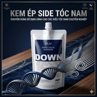 Kem Ép Side Tóc Nam DOWN PERM 500g - Giảm giá 30% chỉ 70.000đ, còn lẻ 50/120ml 6