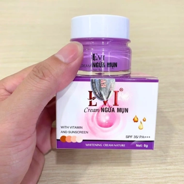 Kem Evi Tri Mụn Trắng Da Hoa Mỹ 8g - Giảm Giá 65.000đ, Diệt Mụn và Sáng Da
