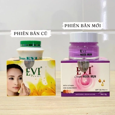 Kem Evi Tri Mụn Trắng Da Hoa Mỹ 8g - Giảm Giá 65.000đ, Diệt Mụn và Sáng Da