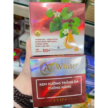 Kem Face AT White hủ lớn - Trắng da, giảm mụn, chống nắng, trị nám, nguyên liệu nhập khẩu, 260.000₫ 5 Kem Face AT White hủ lớn - Trắng da, giảm mụn, chống nắng, trị nám, nguyên liệu nhập khẩu, 260.000₫ 5