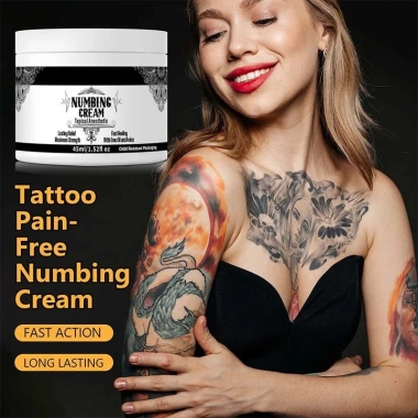 Kem gây mê Tattoo 45ml không đau, dưỡng ẩm nhẹ, làm dịu lâu dài, khóa da