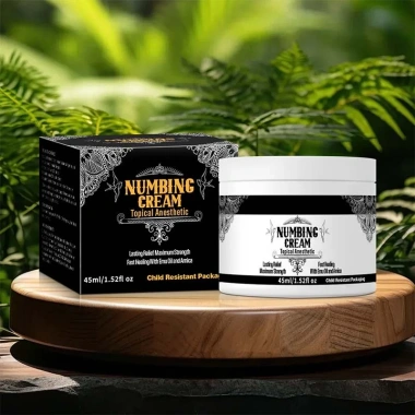 Kem gây mê Tattoo 45ml không đau, dưỡng ẩm nhẹ, làm dịu lâu dài, khóa da