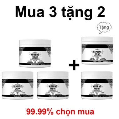 Kem gây mê Tattoo 45ml không đau, dưỡng ẩm nhẹ, làm dịu lâu dài, khóa da