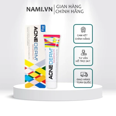 Kem giảm mụn Acne Derm 20% Azelaic Acid 20g - Mờ thâm, trắng sáng da, 160.000đ
